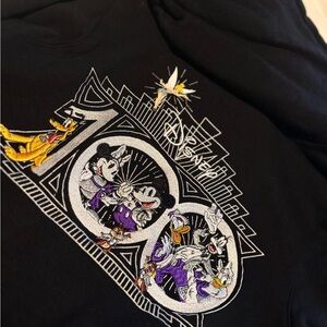 Disney Black and Purple 100th Anniversary Sweatshirt